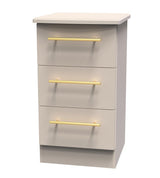 Haworth 3 Drawer Bedside Cabinet - Welcome Furniture