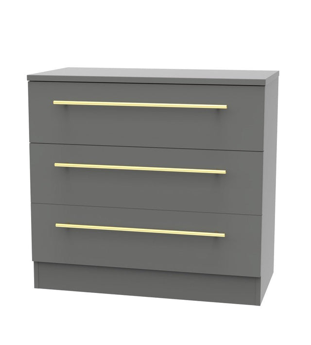 Haworth 3 Drawer Chest - Welcome Furniture