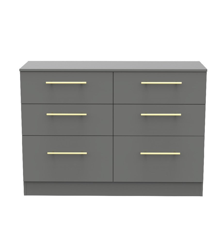 Haworth 6 Drawer Midi Chest - Welcome Furniture