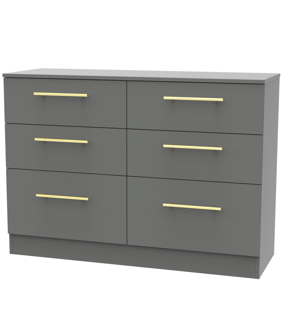 Haworth 6 Drawer Midi Chest - Welcome Furniture