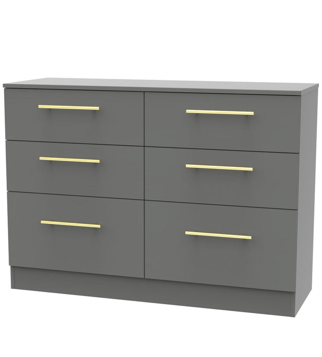 Haworth 6 Drawer Midi Chest - Welcome Furniture
