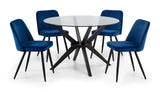 Hayden Dining Table & 4 Burgess Chairs - Julian Bowen