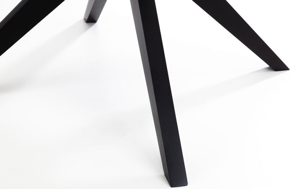 Hayden Dining Table & 4 Luxe Chairs - Julian Bowen