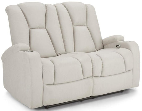 Hazel Air Leather 2 Seater Electric Reclining Sofa - TGC