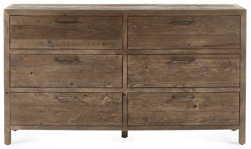 Heritage 6 Drawer Wide Chest - Julian Bowen
