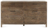 Heritage 6 Drawer Wide Chest - Julian Bowen