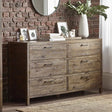 Heritage 6 Drawer Wide Chest - Julian Bowen