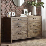 Heritage 6 Drawer Wide Chest - Julian Bowen