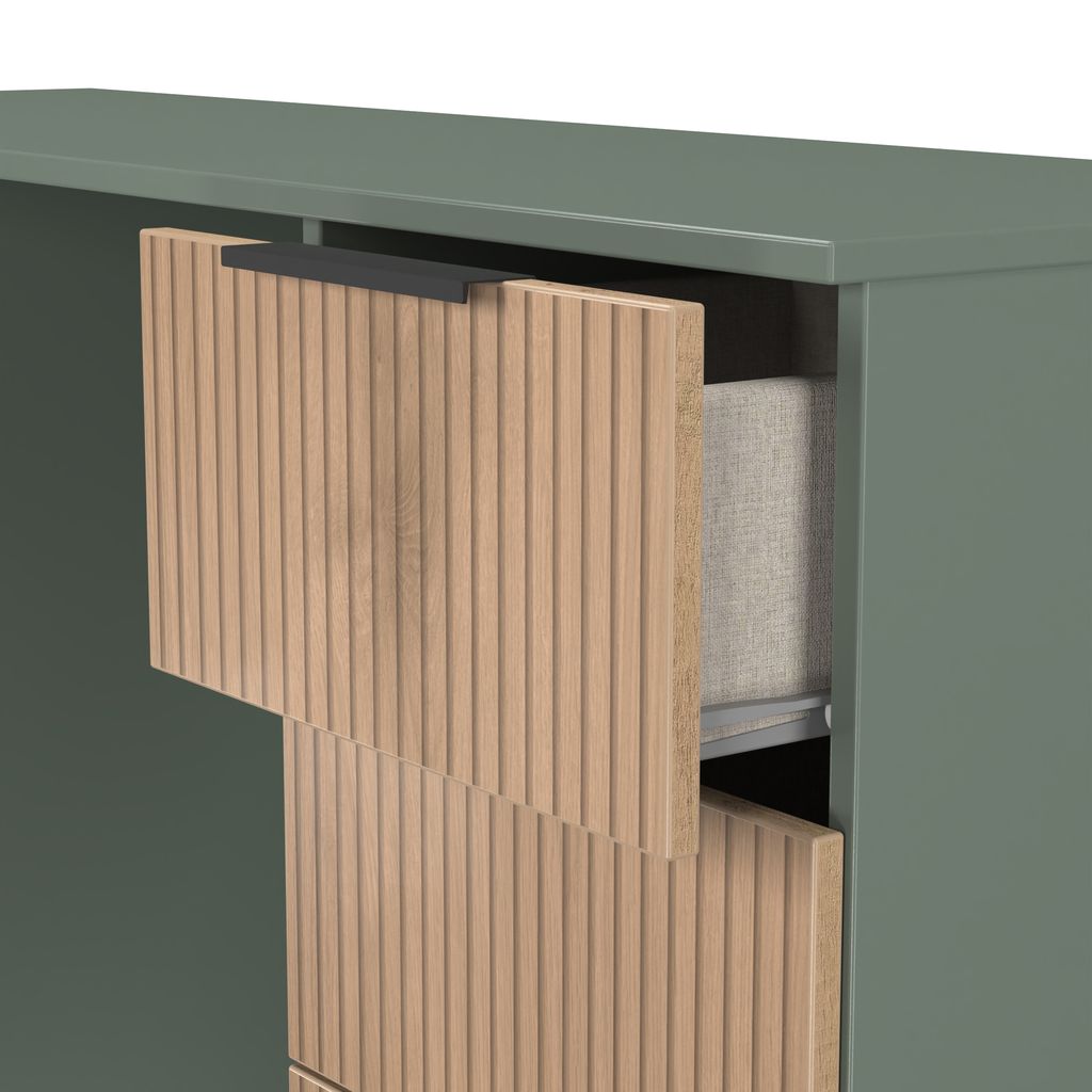 Java 6 Drawer Double Pedestal Desk