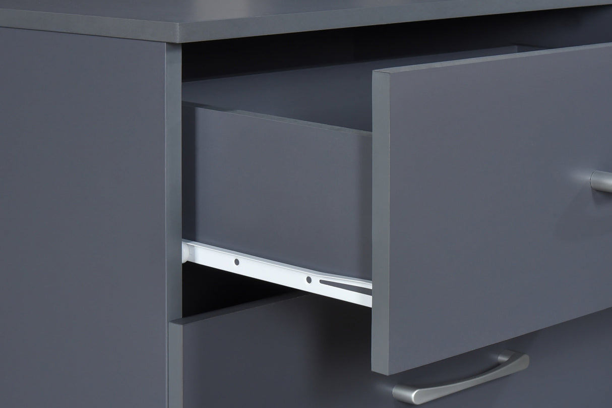 Highbury 4 Piece Bedroom Set With 2 Door Double Wardrobe - Swish Furniture