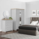 Highgate 3 Door Mirrored Wardrobe - Birlea