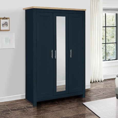 Highgate 3 Door Mirrored Wardrobe - Birlea
