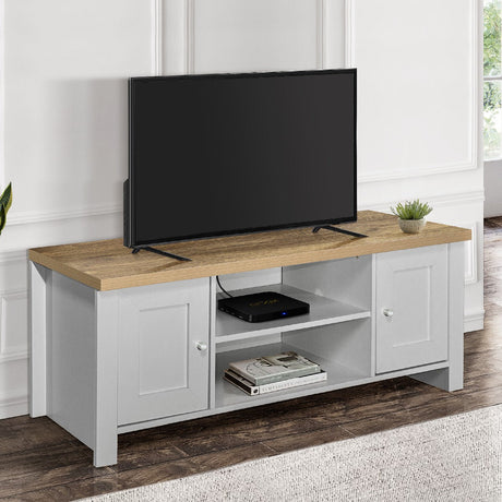 Highgate Large 2 Door TV Unit - Birlea