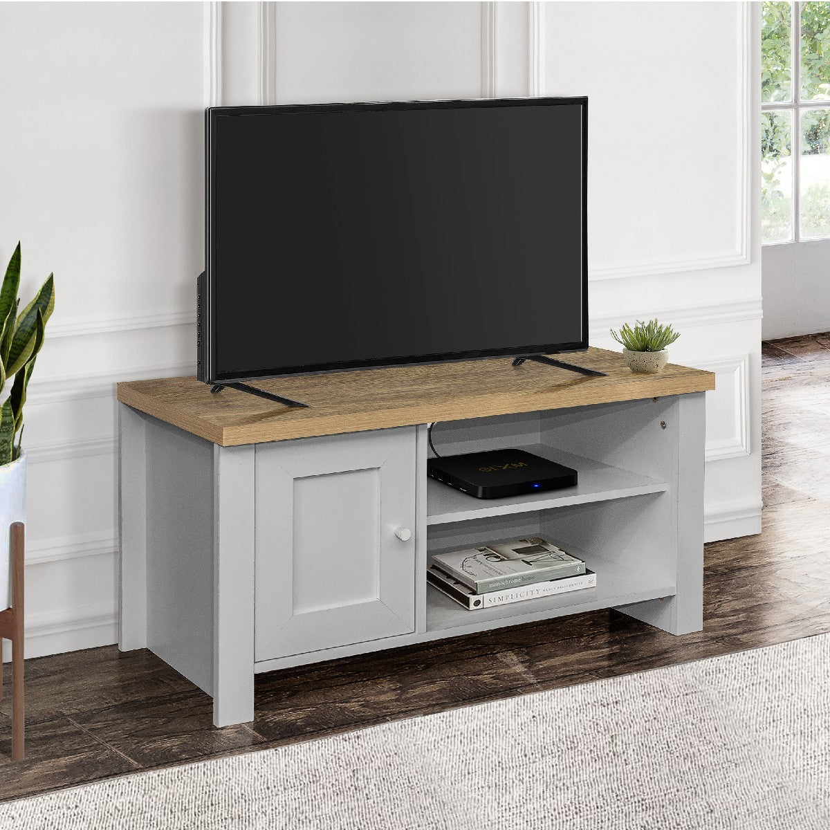 Highgate Small 1 Door TV Unit - Birlea