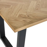 Hilton Rectangular Dining Table - Julian Bowen