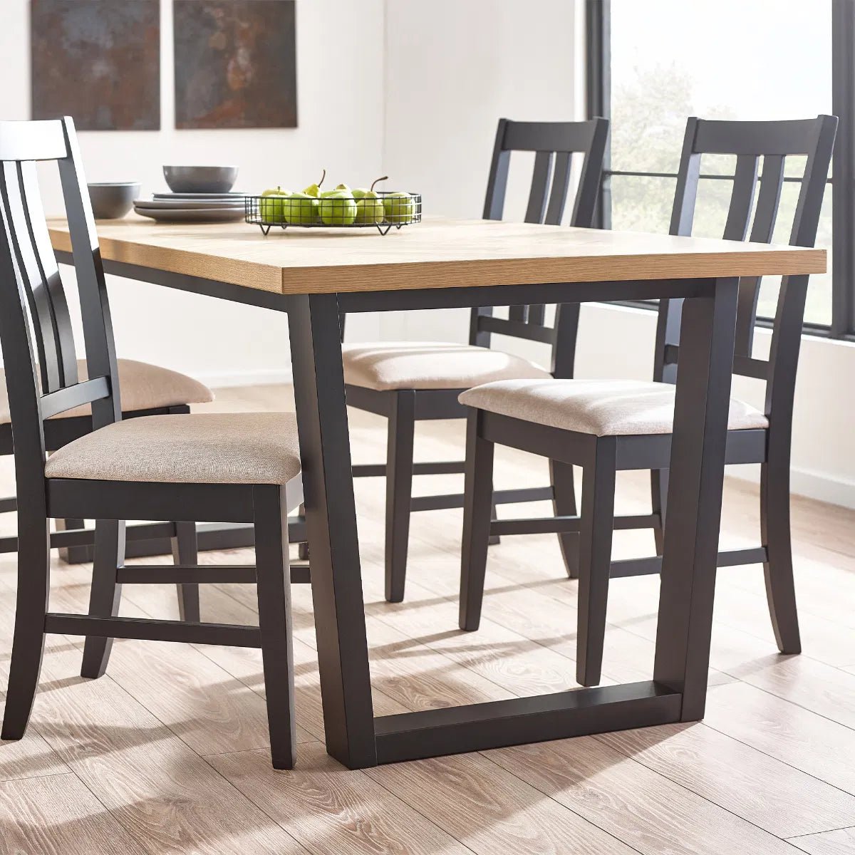 Hilton Rectangular Dining Table - Julian Bowen