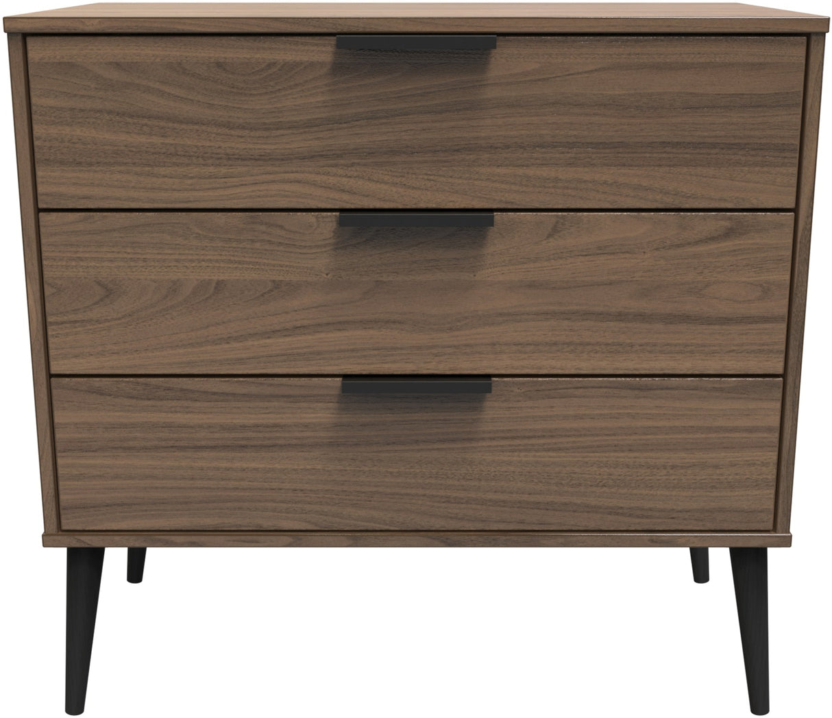 Shanghai 3 Drawer Chest with Black Legs