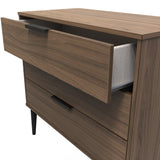 Shanghai 3 Drawer Chest with Black Legs