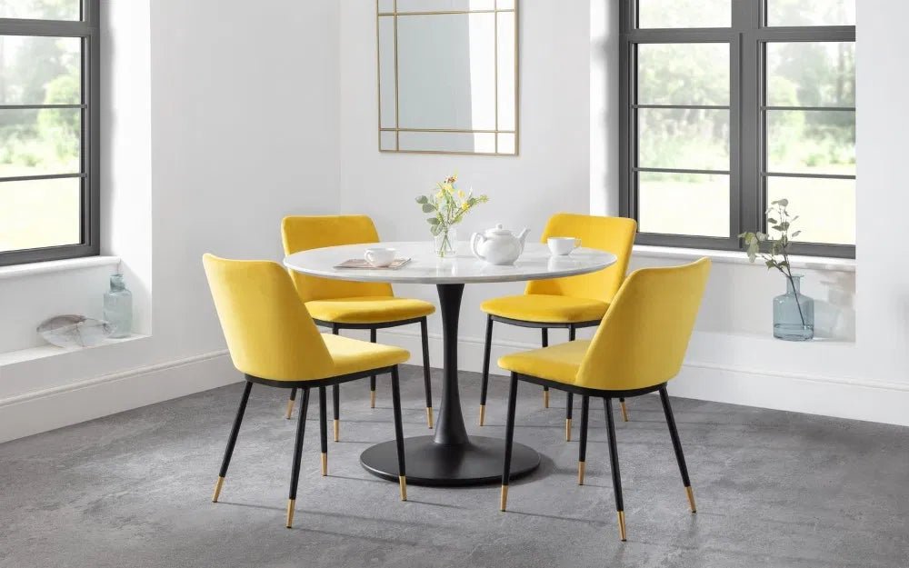 Holland Round Pedestal Dining Table - Julian Bowen
