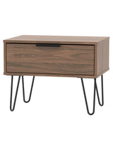 Hong Kong 1 Drawer Midi Chest with Hairpin Legs - Welcome Furniture