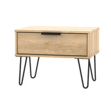 Hong Kong 1 Drawer Midi Chest with Hairpin Legs - Welcome Furniture