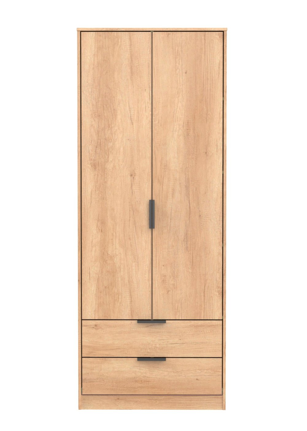 Hong Kong 2 Door 2 Drawer Wardrobe - Welcome Furniture
