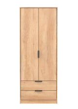 Hong Kong 2 Door 2 Drawer Wardrobe - Welcome Furniture