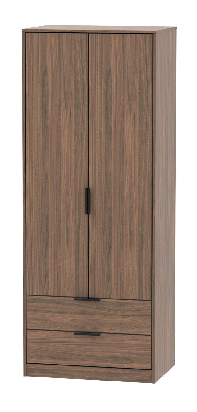 Hong Kong 2 Door 2 Drawer Wardrobe - Welcome Furniture