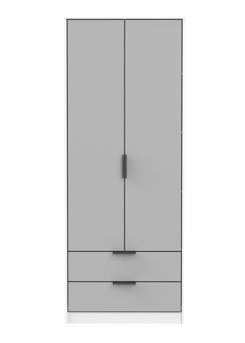Hong Kong 2 Door 2 Drawer Wardrobe - Welcome Furniture