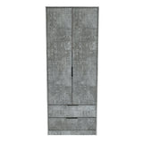 Hong Kong 2 Door 2 Drawer Wardrobe - Welcome Furniture