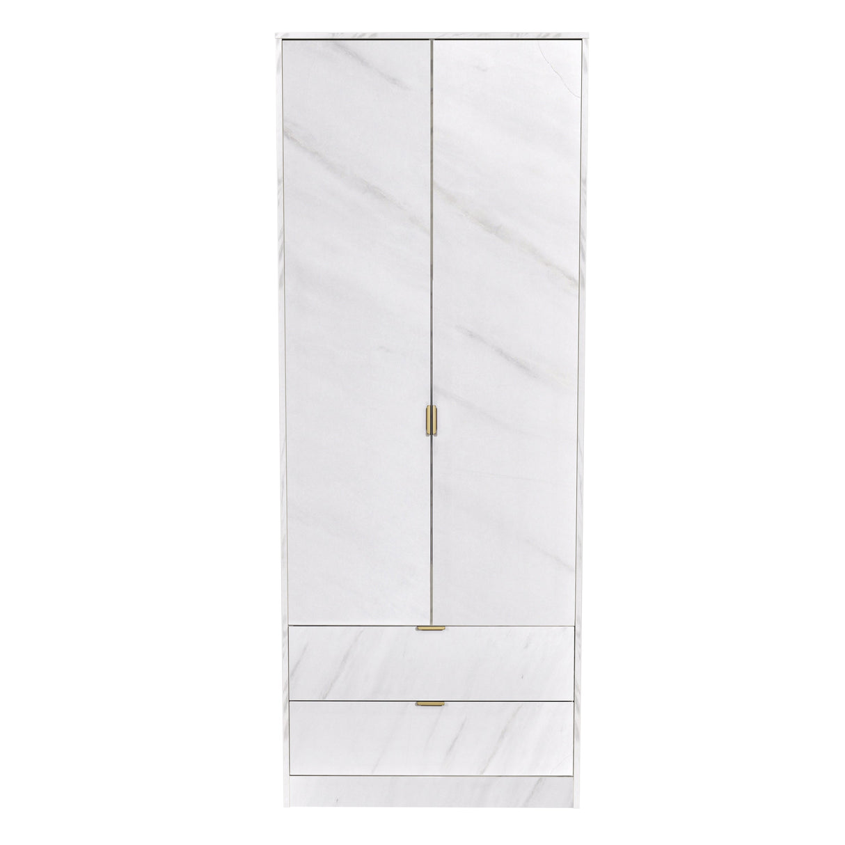 Hong Kong 2 Door 2 Drawer Wardrobe - Welcome Furniture