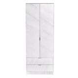 Hong Kong 2 Door 2 Drawer Wardrobe - Welcome Furniture