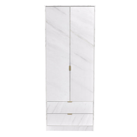Hong Kong 2 Door 2 Drawer Wardrobe - Welcome Furniture