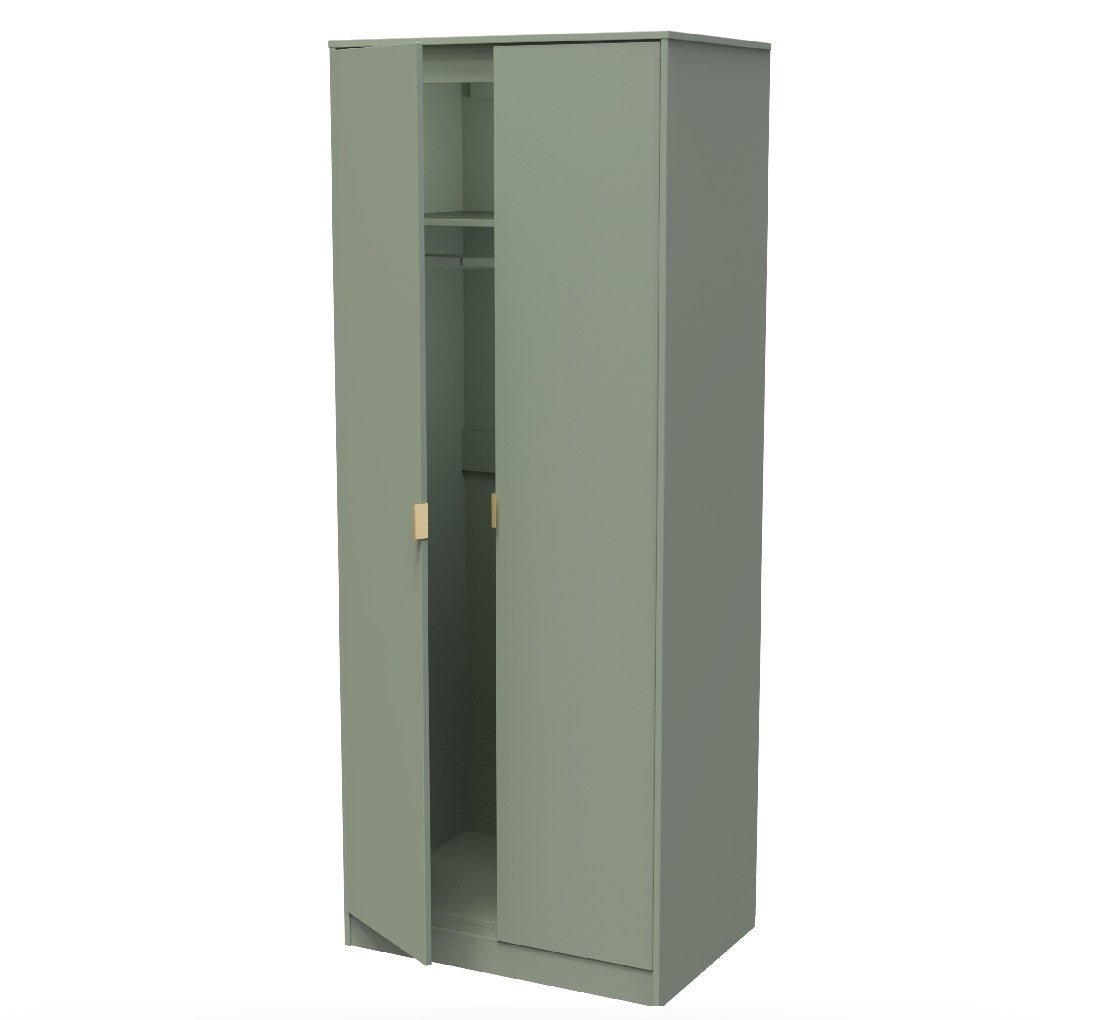 Hong Kong 2 Door Wardrobe - Welcome Furniture