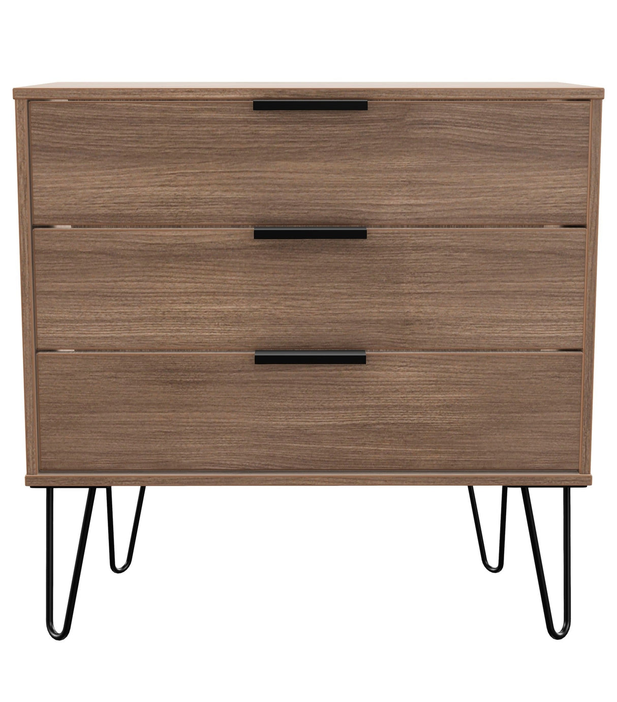 Hong Kong 3 Drawer Chest with Hairpin Legs - Welcome Furniture
