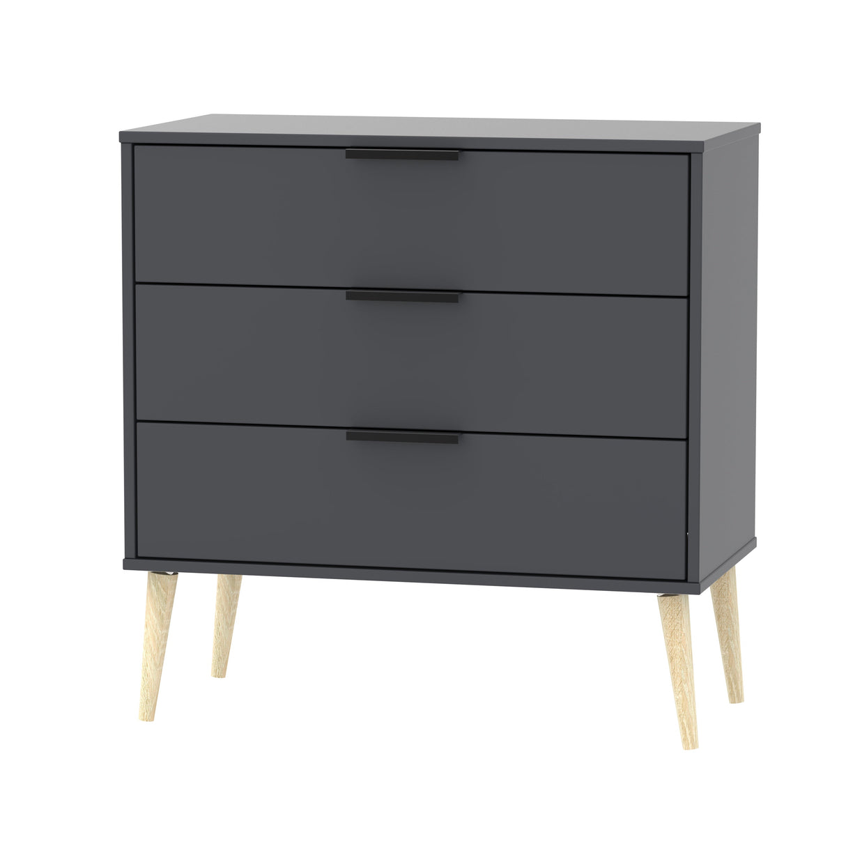 Hong Kong 3 Drawer Chest with Scandinavian Light Legs - Welcome Furniture