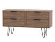 Hong Kong 4 Drawer Bed Box with Hairpin Legs - Welcome Furniture