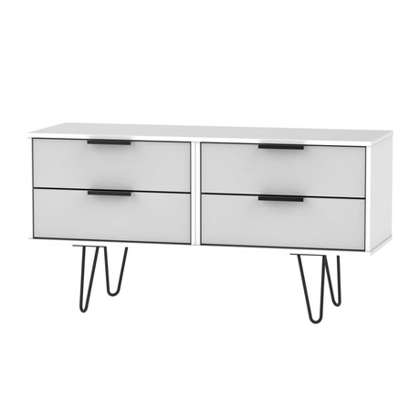 Hong Kong 4 Drawer Bed Box with Hairpin Legs - Welcome Furniture