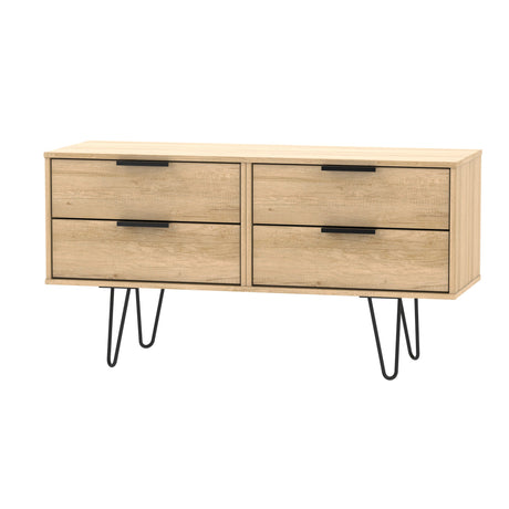 Hong Kong 4 Drawer Bed Box with Hairpin Legs - Welcome Furniture