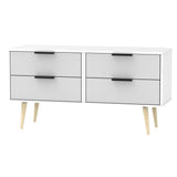 Hong Kong 4 Drawer Bed Box with Scandinavian Light Legs - Welcome Furniture