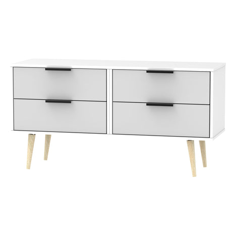 Hong Kong 4 Drawer Bed Box with Scandinavian Light Legs - Welcome Furniture