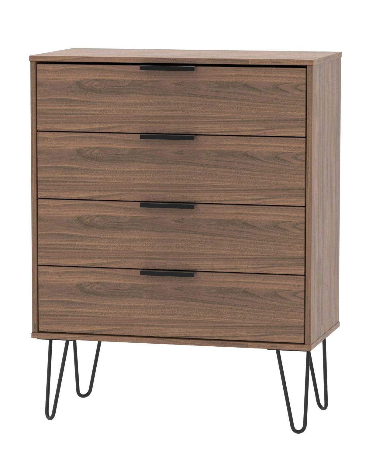 Hong Kong 4 Drawer Chest with Hairpin Legs - Welcome Furniture