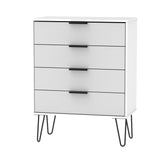 Hong Kong 4 Drawer Chest with Hairpin Legs - Welcome Furniture