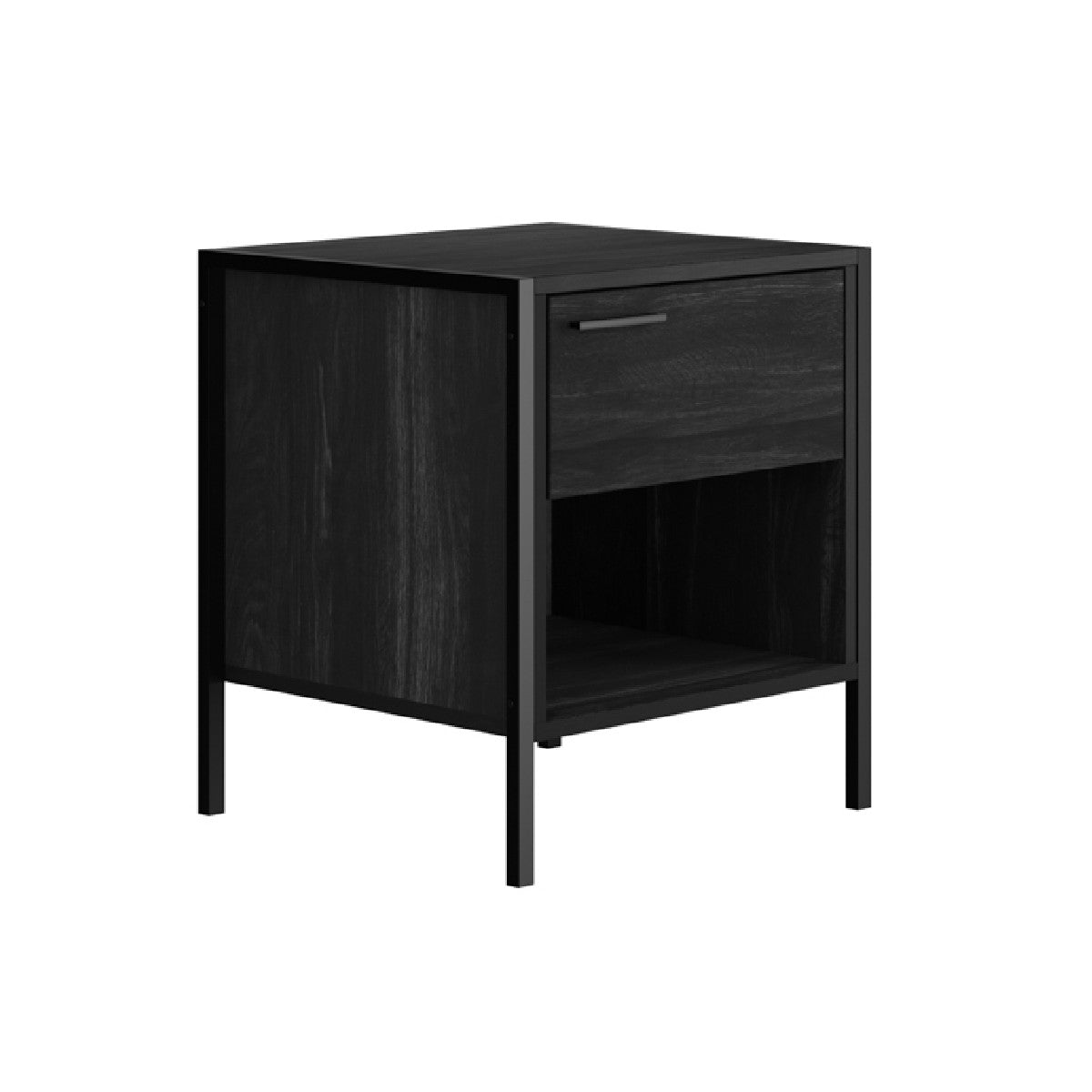 Hoxton Rustic 1 Drawer Bedside Table - LPD