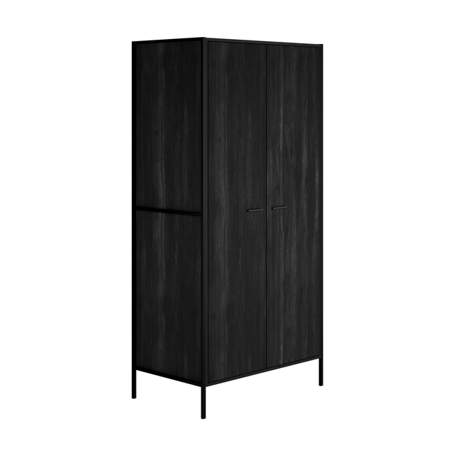 Hoxton Rustic 2 Door Wardrobe - LPD