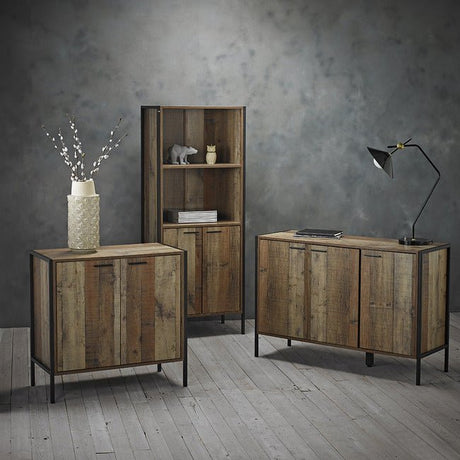 Hoxton Rustic Bookcase Display Unit - LPD