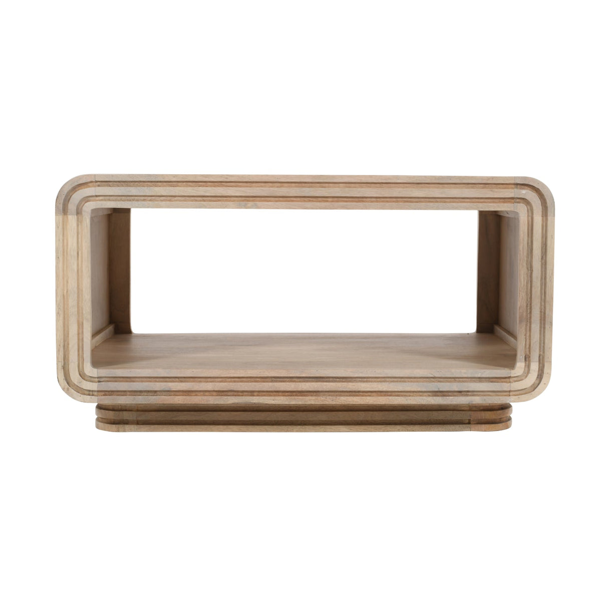 Hudson Carved Mango Wood Coffee Table - Indian Hub
