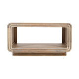 Hudson Carved Mango Wood Coffee Table - Indian Hub