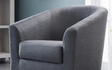 Hugo Linen Tub Chair - Julian Bowen