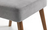 Huxley Chenille Dining Chair - Julian Bowen